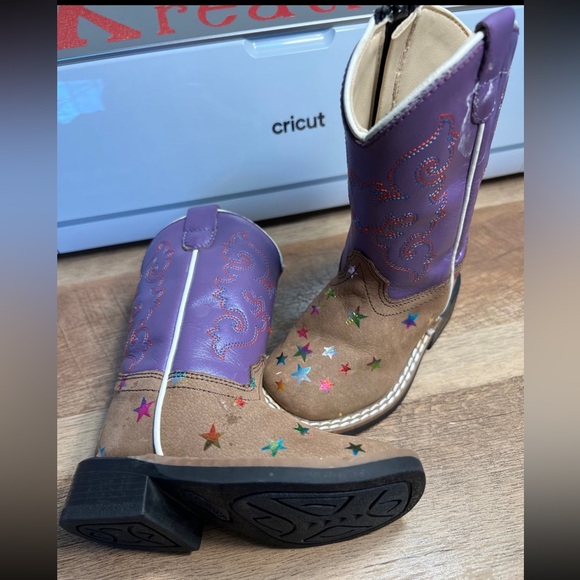 Baby girl Old West boots - Picture 2 of 3